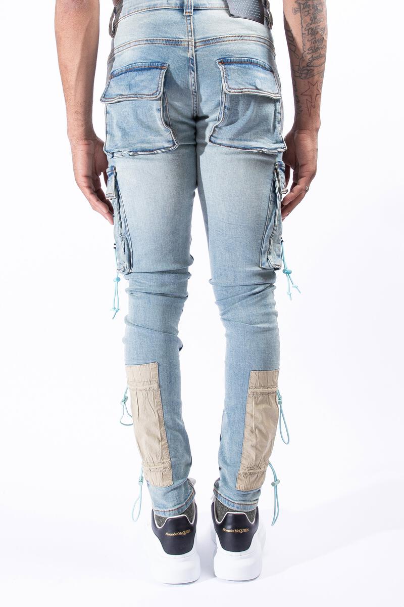 Serenede Cyber Cloud Cargo Jeans