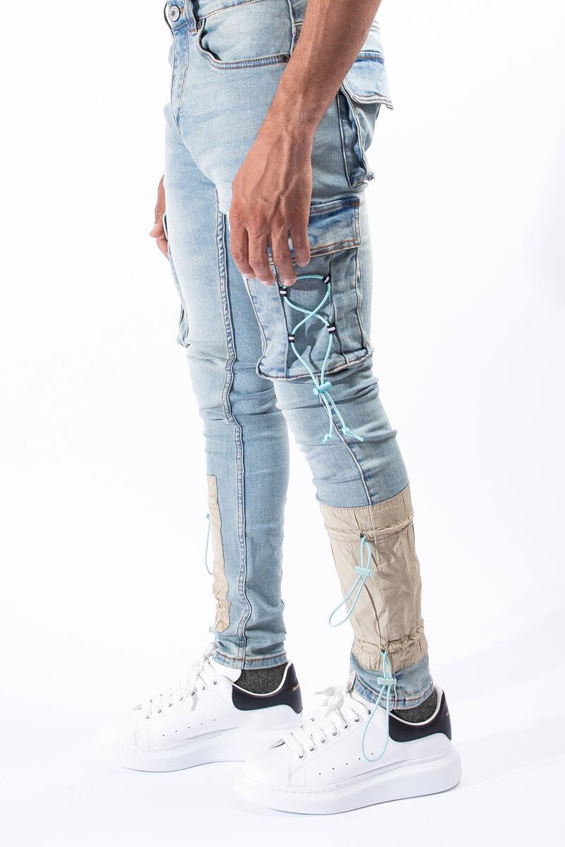 Serenede Cyber Cloud Cargo Jeans