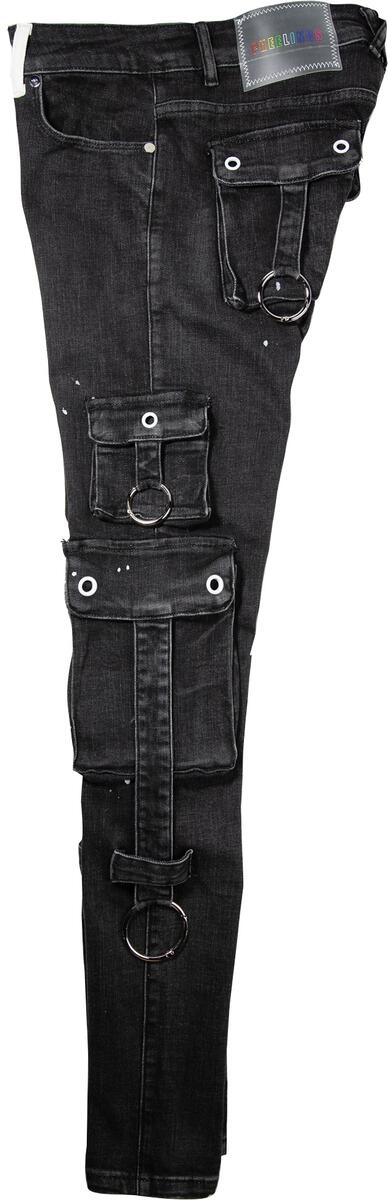 Pheelings Auhl Aologne Cargo Pants (Dark Black)