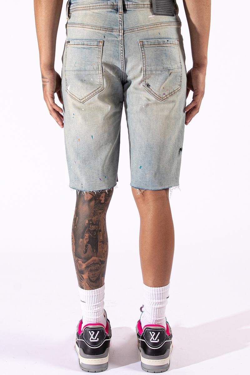 Serenede Libra 10 Shorts (Multi Paint Splatter)
