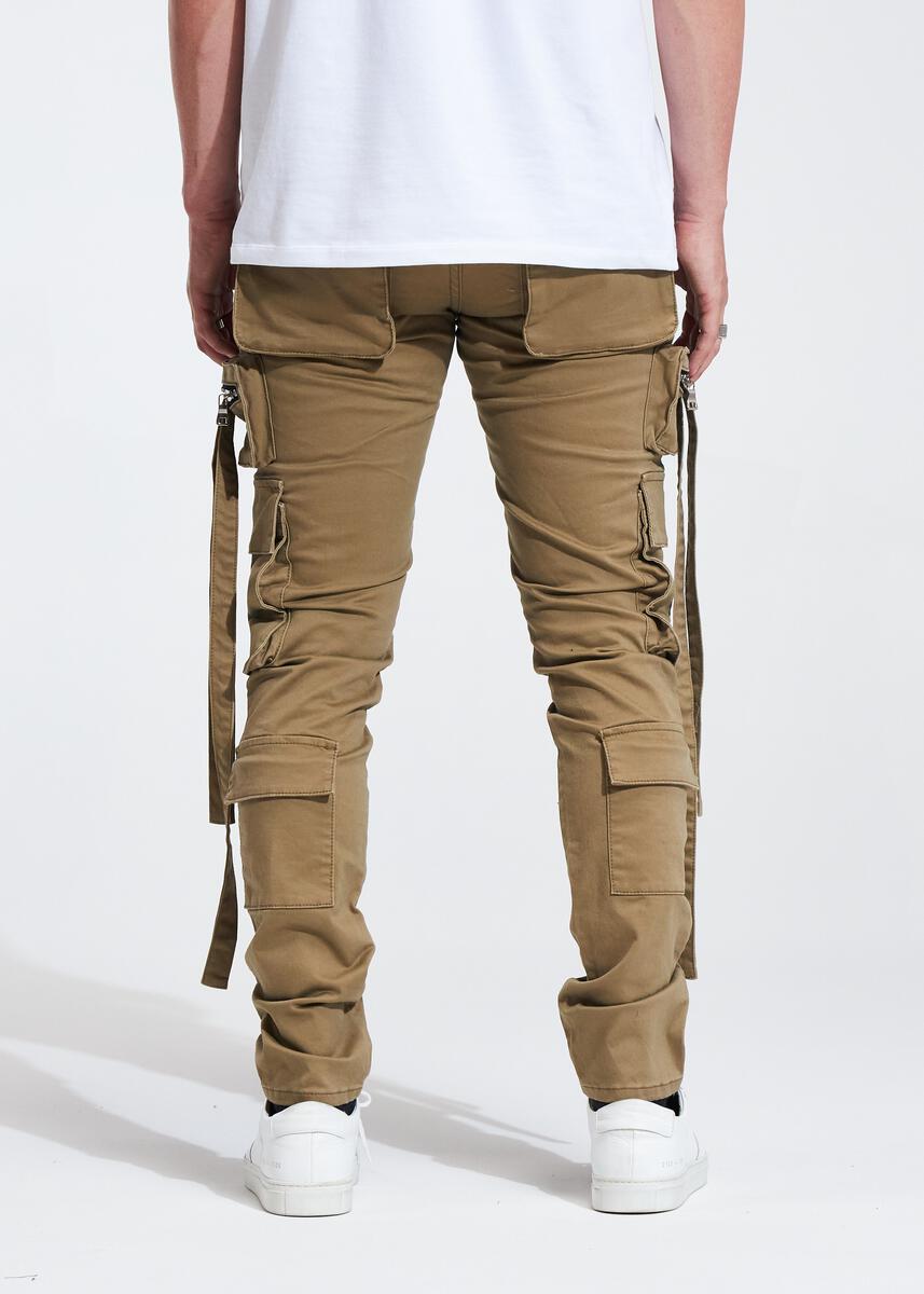 Embellish DIEGO Cargo DENIM (Khaki)