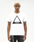 HVMAN BY CULT TRIANGLE LOGO TEE (WHITE)