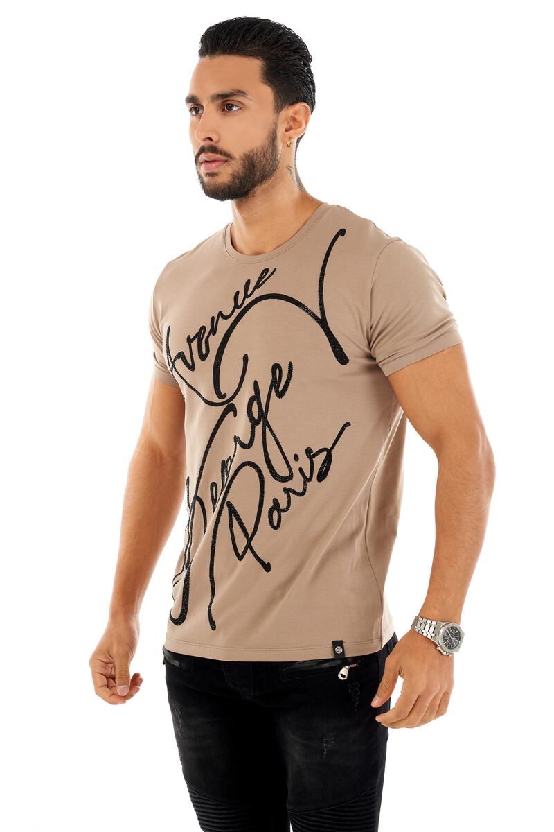 George V Paris GVP Signature Shirt (Tan)