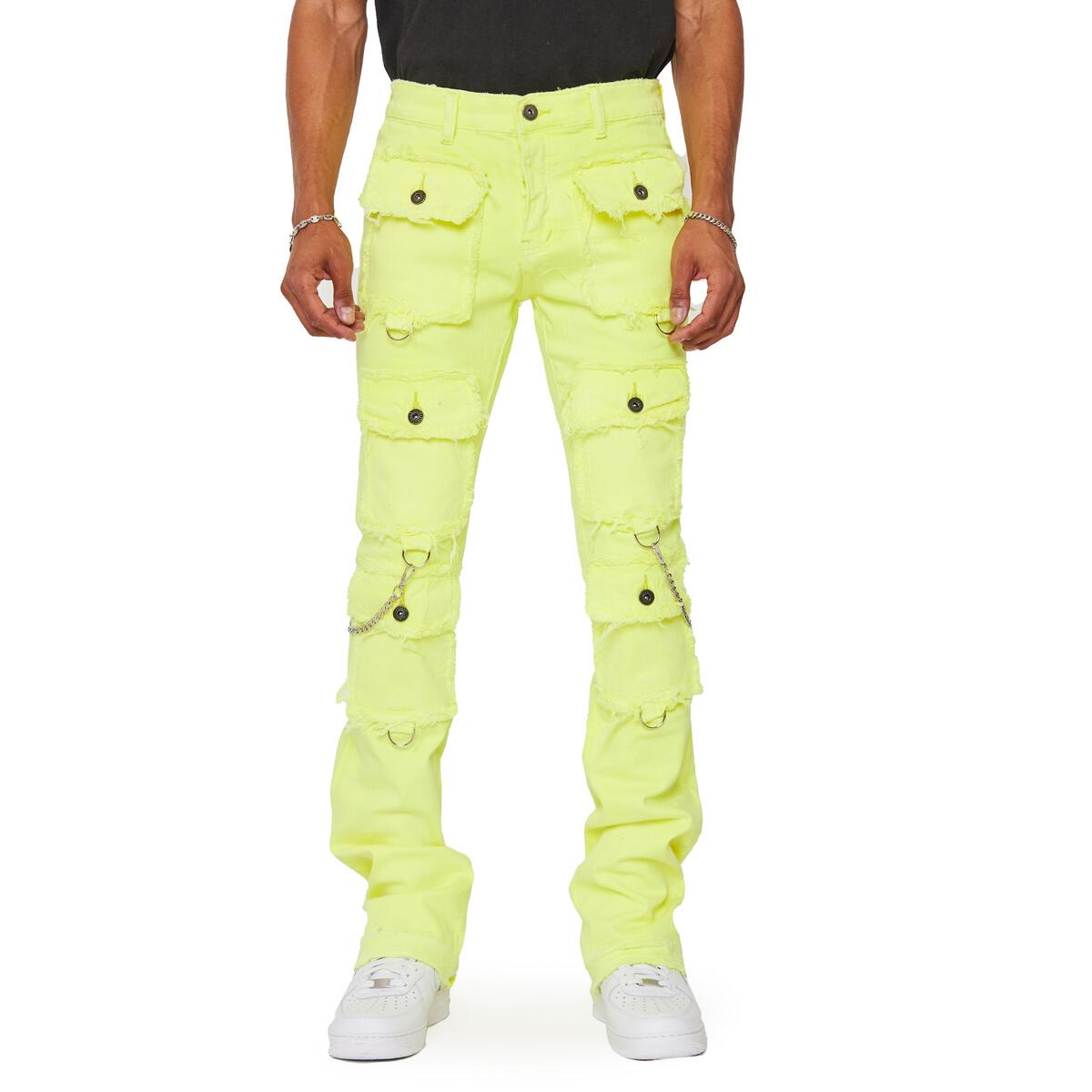 VALABASAS HYBRID Jean (VERDE LIME)