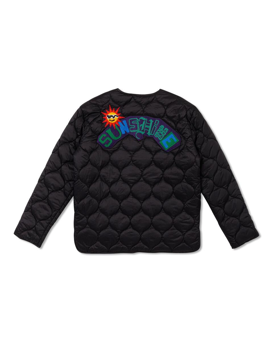 First Row Denim SUNSHINE QUILTED LINER JACKET  (Black)