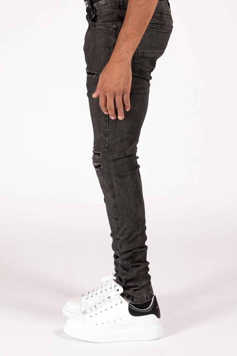 SERENEDE Charcoal Jeans (COATED)