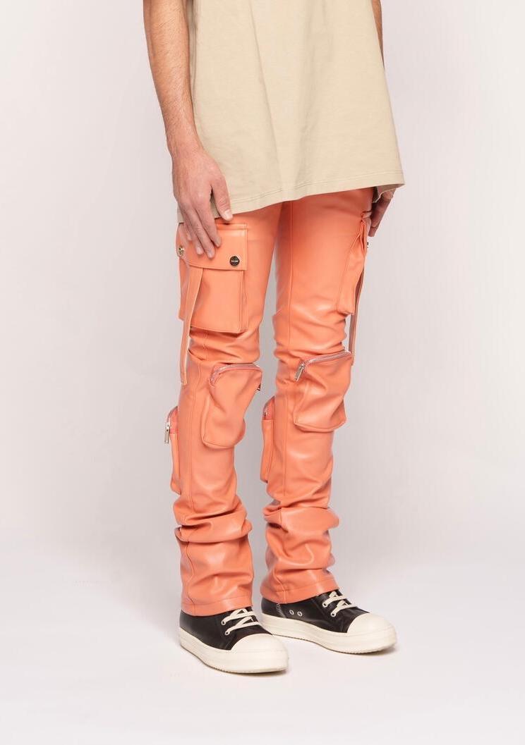 PHEELINGS NEVER LOOK BACK LEATHER CARGO STACK (ORANGE)