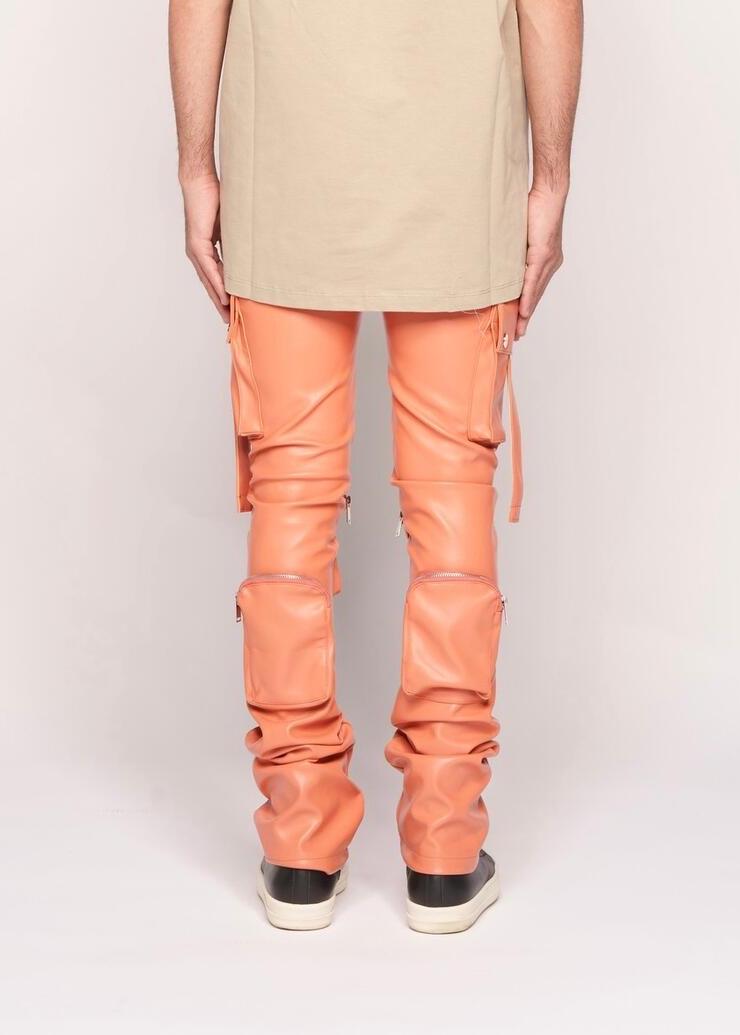 PHEELINGS NEVER LOOK BACK LEATHER CARGO STACK (ORANGE)