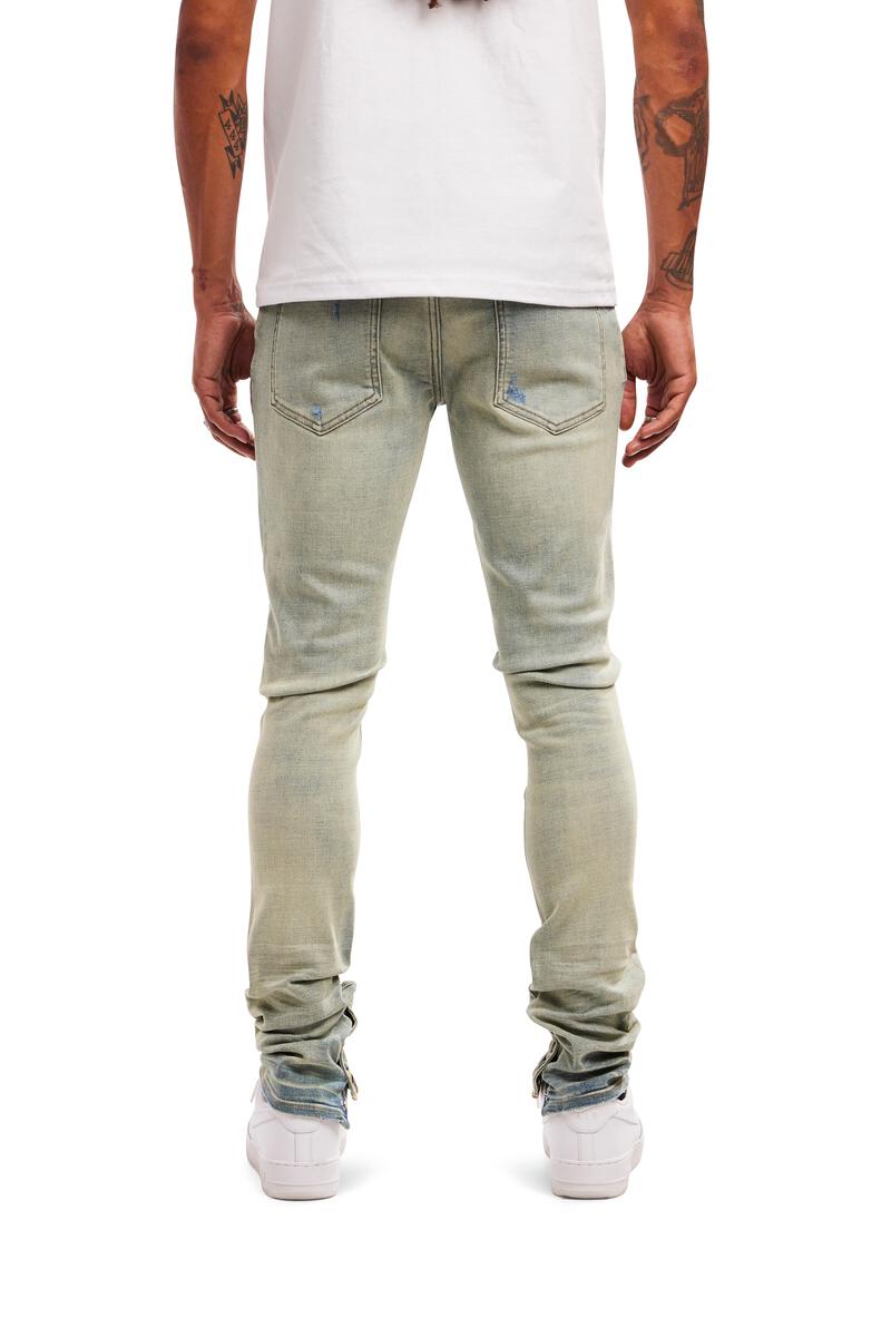 Dead Than Cool Camo Embroidery Jean