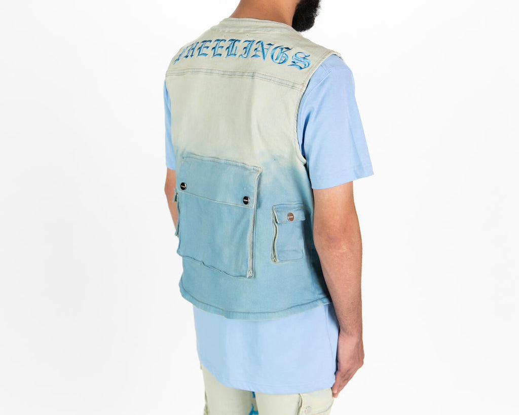 Pheelings ENJOY THE MOMENT VEST (SKY BLUE GRADIENT)