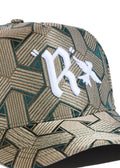 Reference LUXE Hat (GREEN GEOMETRIC)