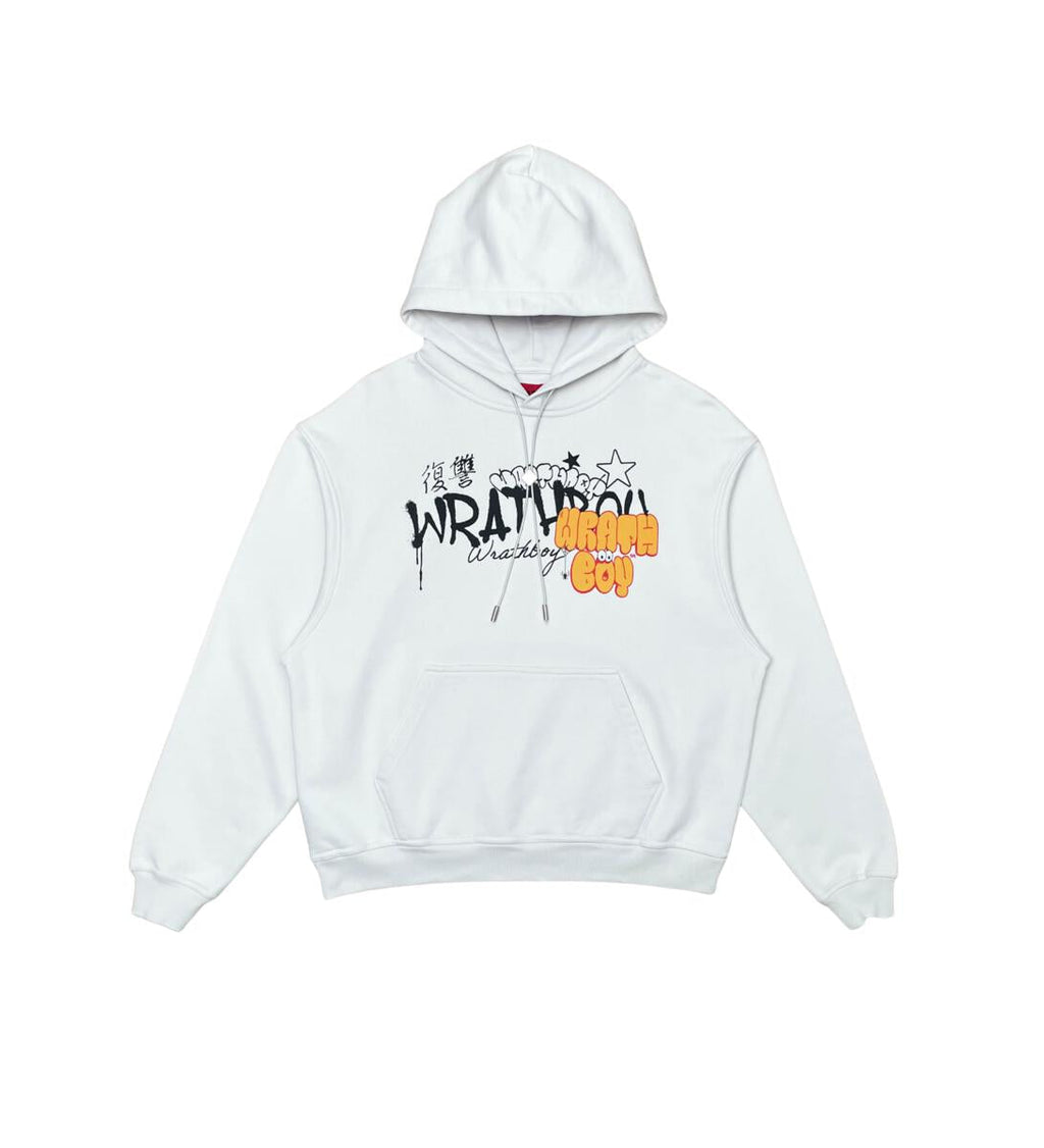 Wrathboy INKED UP HOODIE (NATURAL)