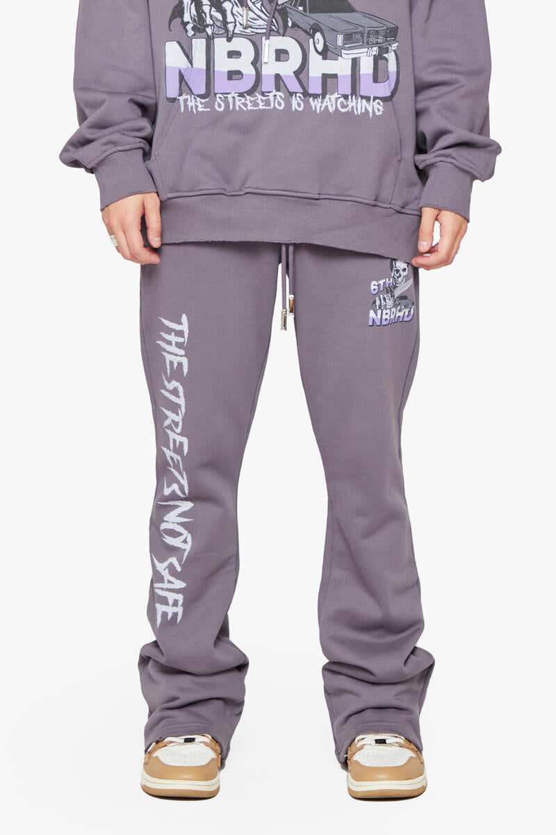 6th NBRHD APOCOLYPSE HOODIE AND STACKED PANTS (GREY)