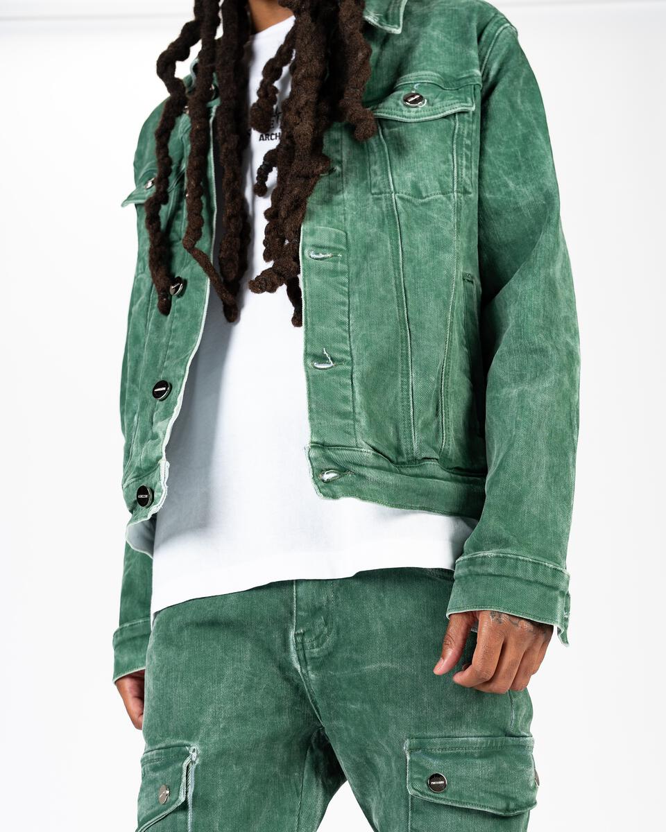 PHEELINGS PASSIONATE PURSUIT DENIM JACKET (CASTLETON GREEN)