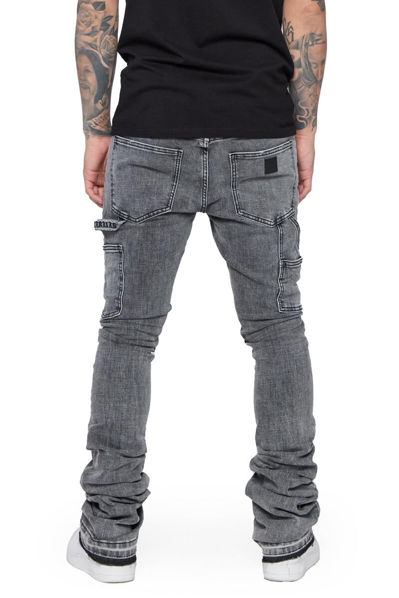 Valabasas MR. EXTENDO STACKED FLARE (LT. GREY WASHED)