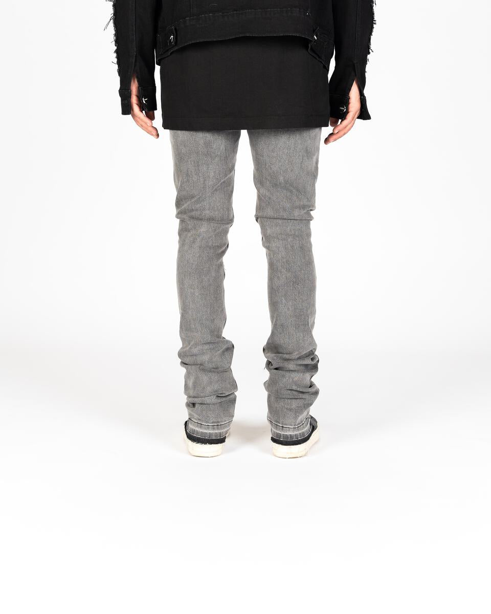 PHEELINGS SOULFUL SERENITY FLARE STACK DENIM (CHARCOAL GREY)