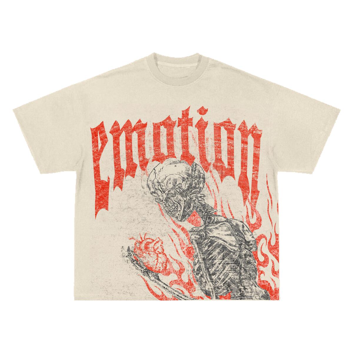 MIXED EMOTIONS Valentine’s Day Tee (CREAM)