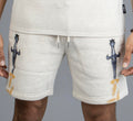 DOCTRINE DAGGER WAVE SHORTS (HEATHER OATMEAL)