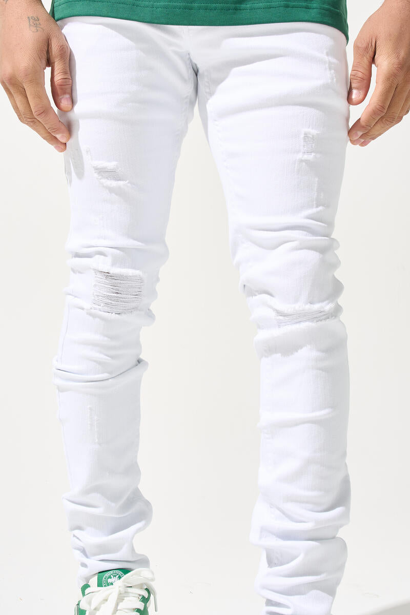 SERENEDE  Everest Peak Jeans (White)