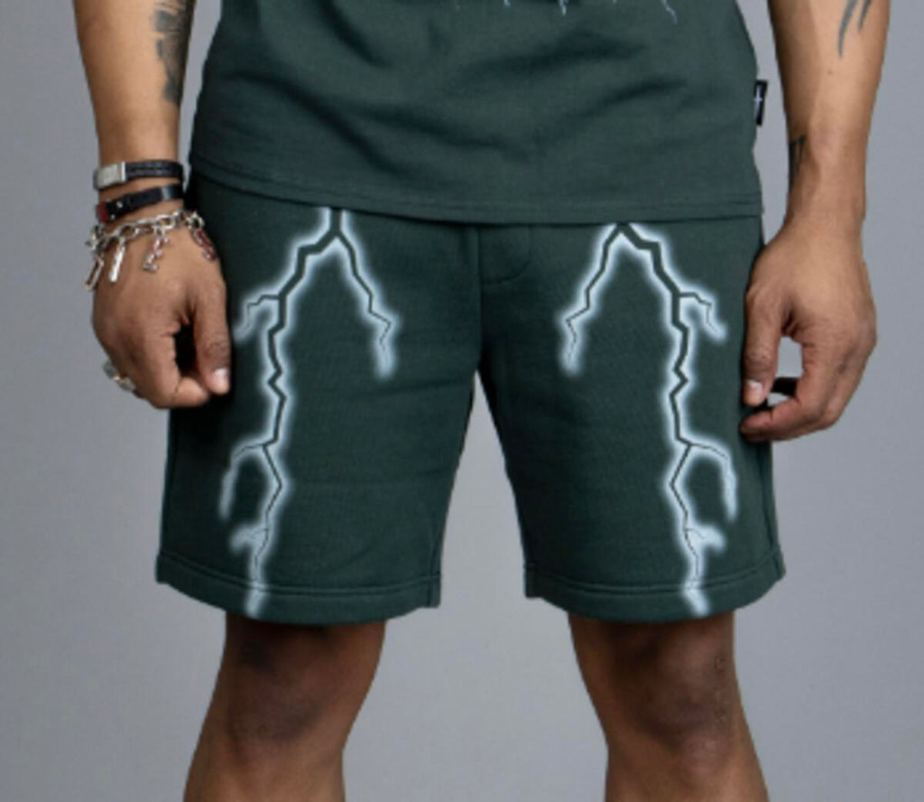 DOCTRINE ELECTRIC STORM SHORTS (DARK SPRUCE)