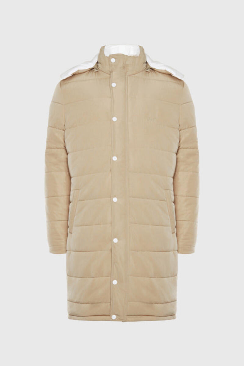 THC Dawn of an Era Reversible Puffer Coat (Cream/White)