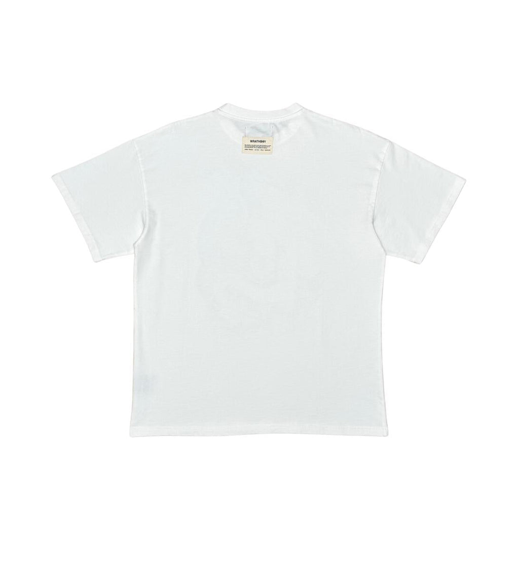 WRATHBOY WOLF HEAD GOTHIC TEE (OFF WHITE)