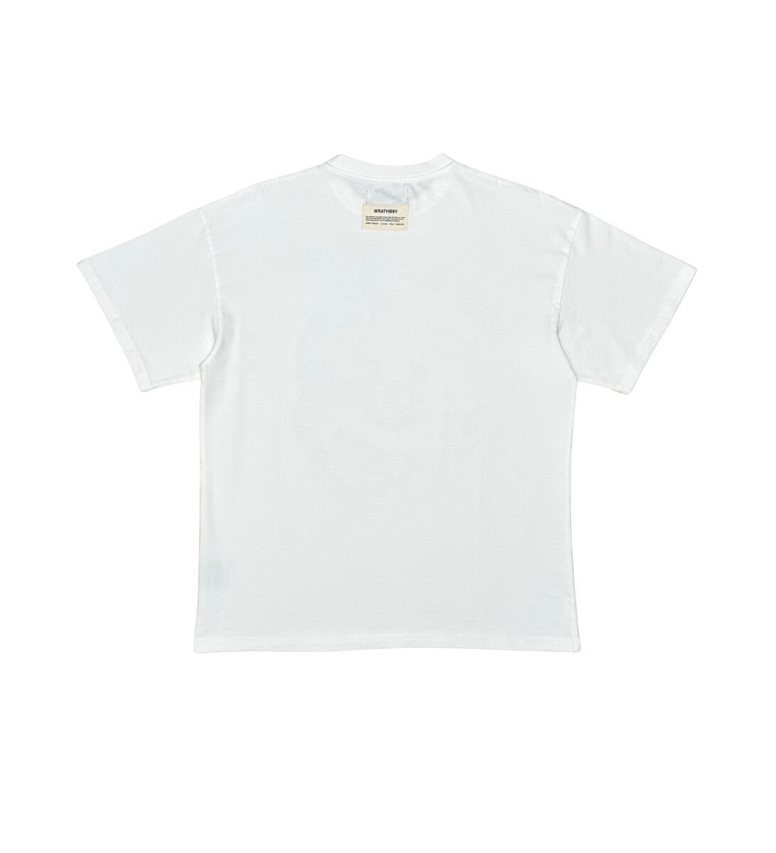 WRATHBOY WOLF HEAD GOTHIC TEE (OFF WHITE)