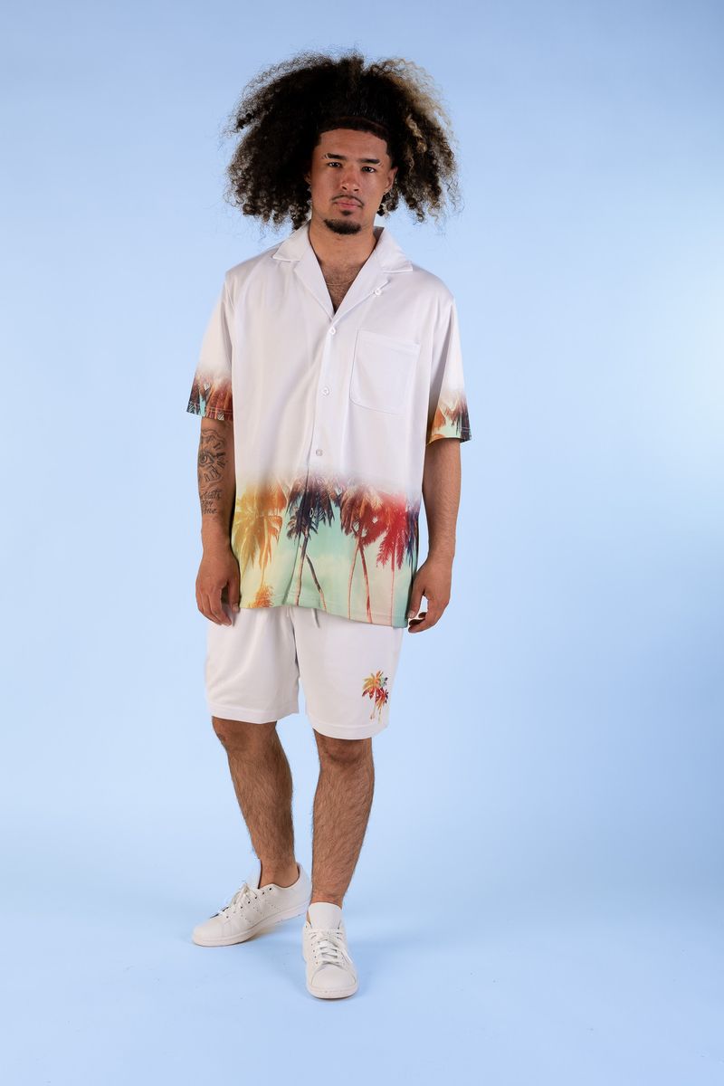 Red Tag Button Up (WHITE)