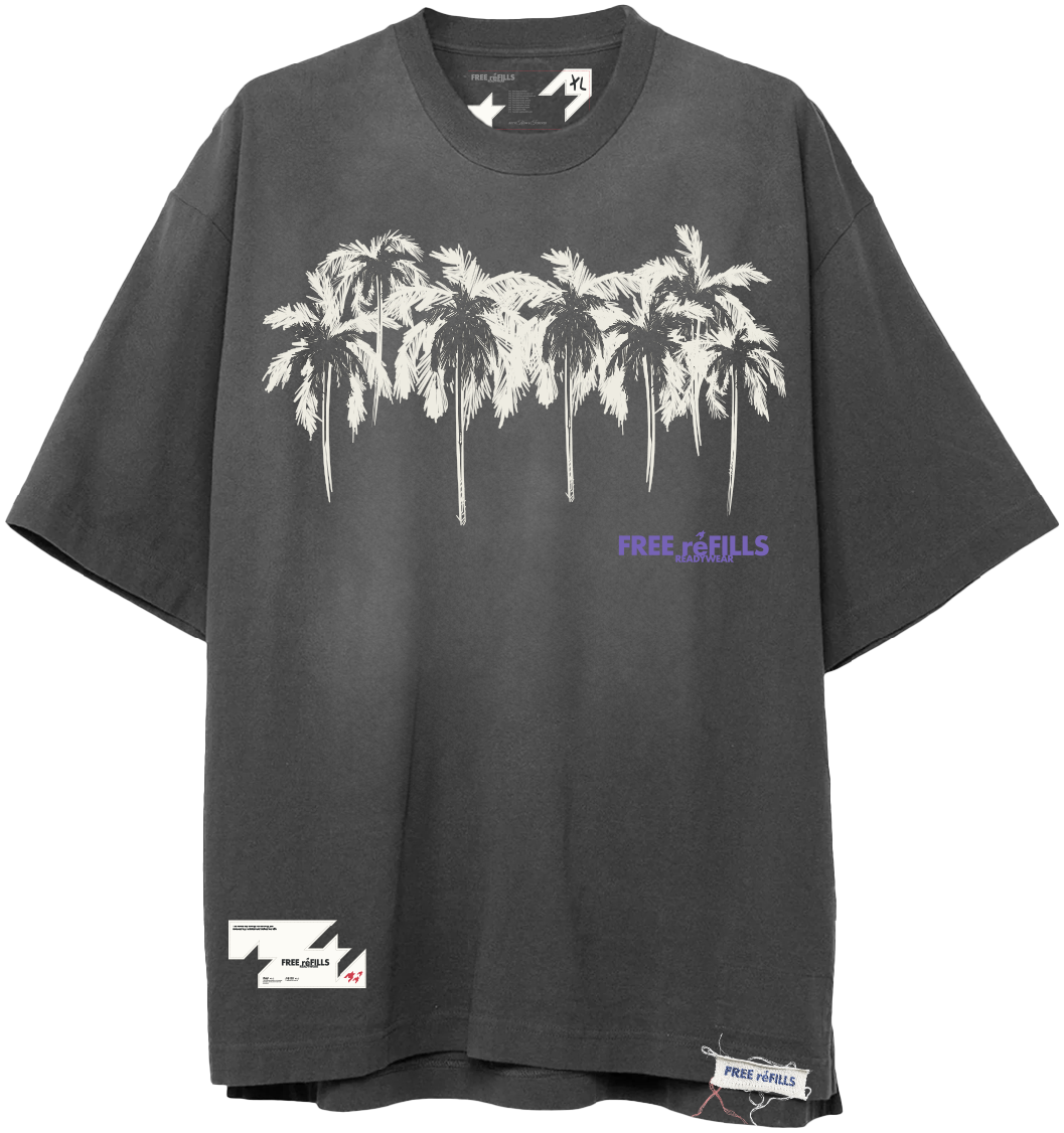 FREE REFILLS HEAVENS GATE TEE (VINTAGE BLACK)