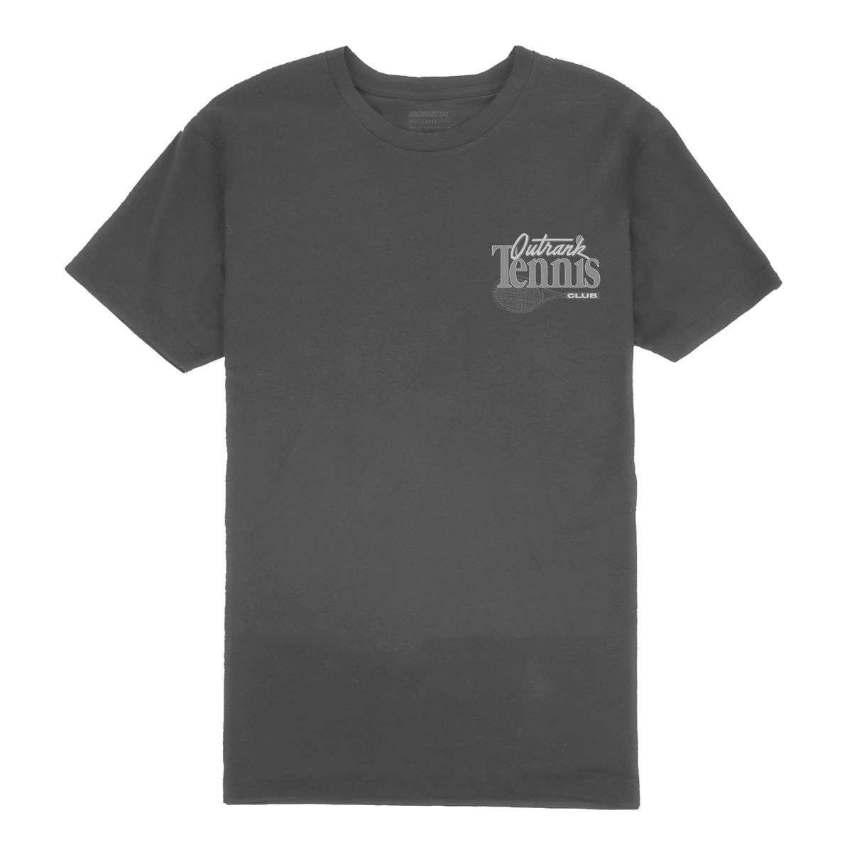 Outrnk Deuces To the Haters Tee (Heavy Metal)