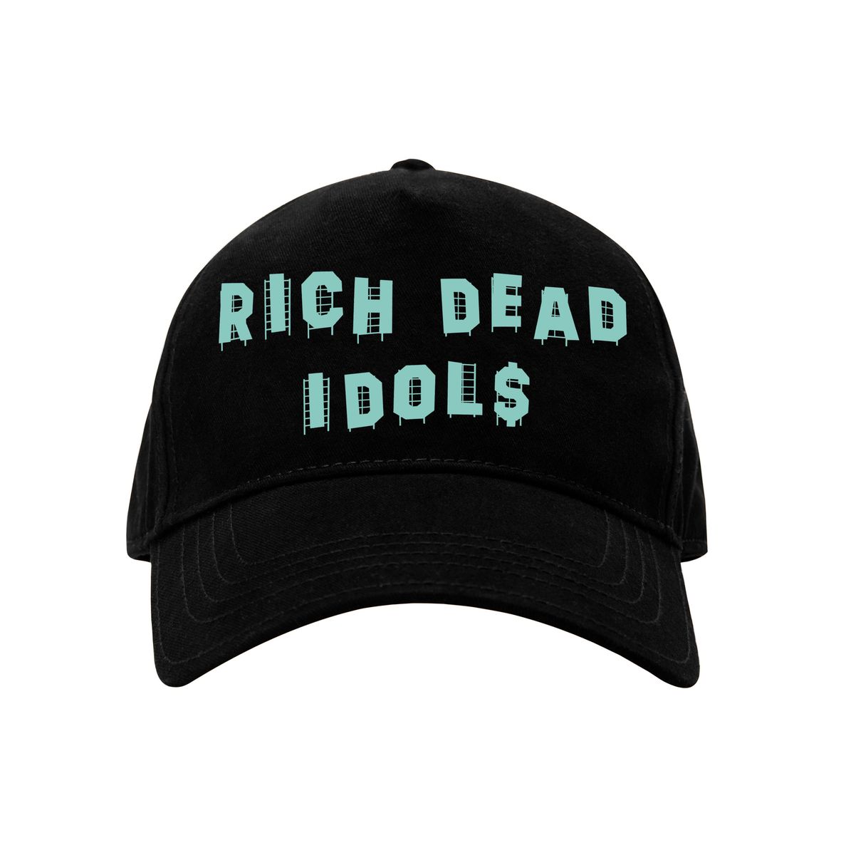 RICH DEAD IDOLS HOLLYWOOD SIGN HAT (BLACK)