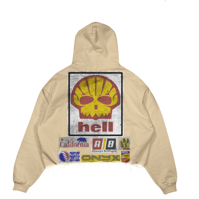 RAD BOYZ CIRCUIT HOODIE (CREAM)