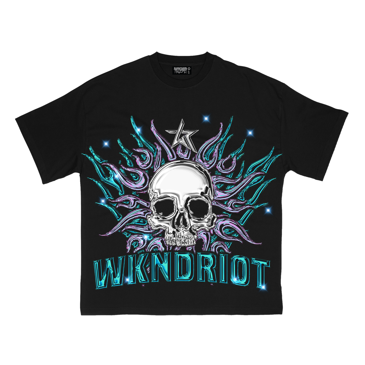 WKND RIOT GLASS SKULL (BLACK)