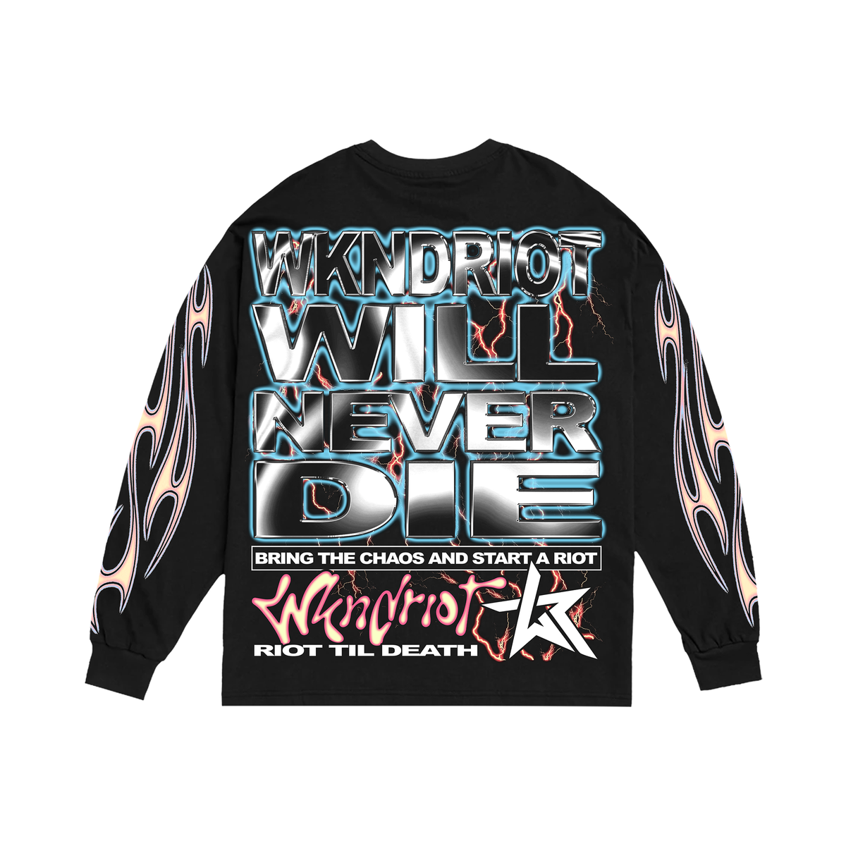 WKND RIOT NEVER DIE (BLACK)
