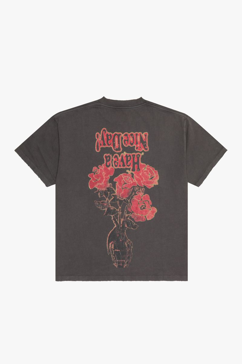 VALABASAS LOVE BOMB VINTAGE BLACK TEE (Vintage Black)