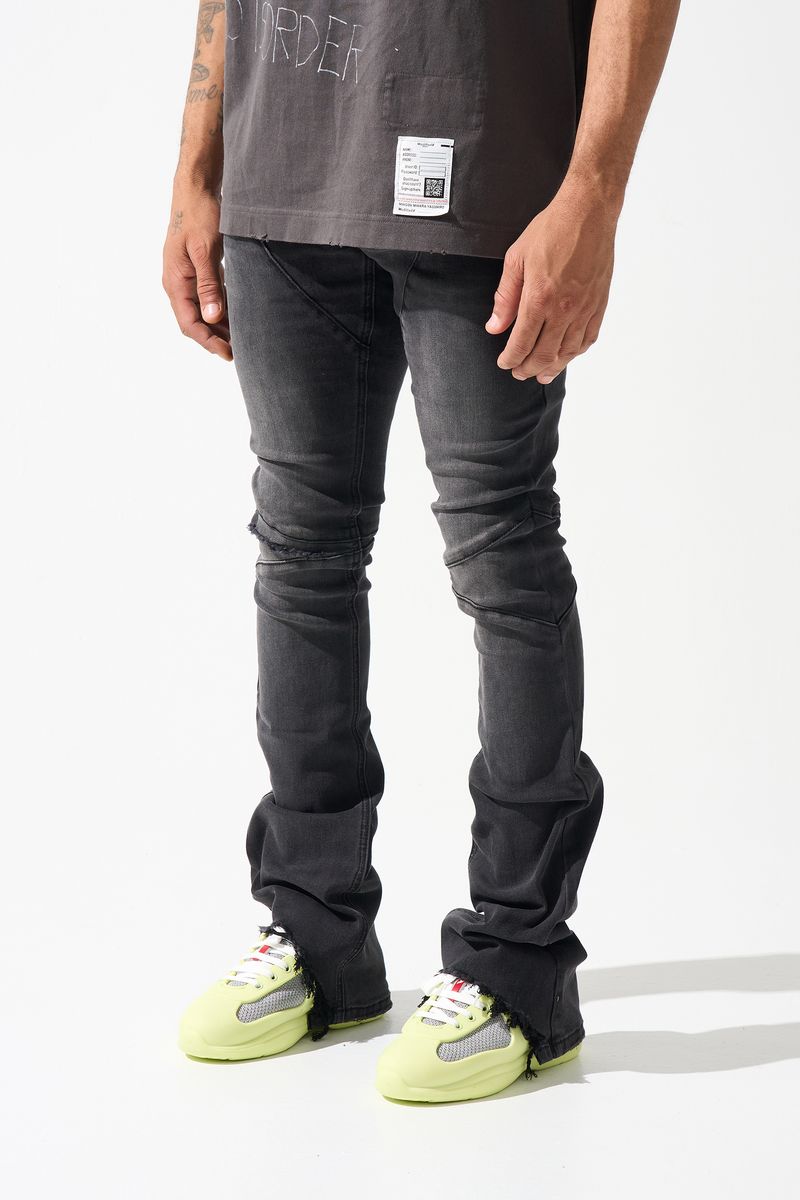 SERENEDE Nickel Stacked Jeans (GREY)