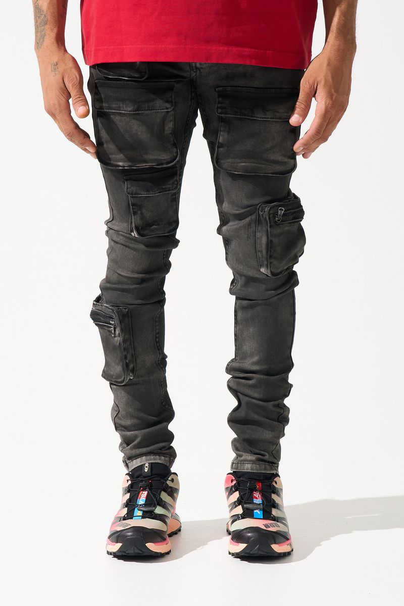 SERENEDE Current Cargo Jeans (grey)