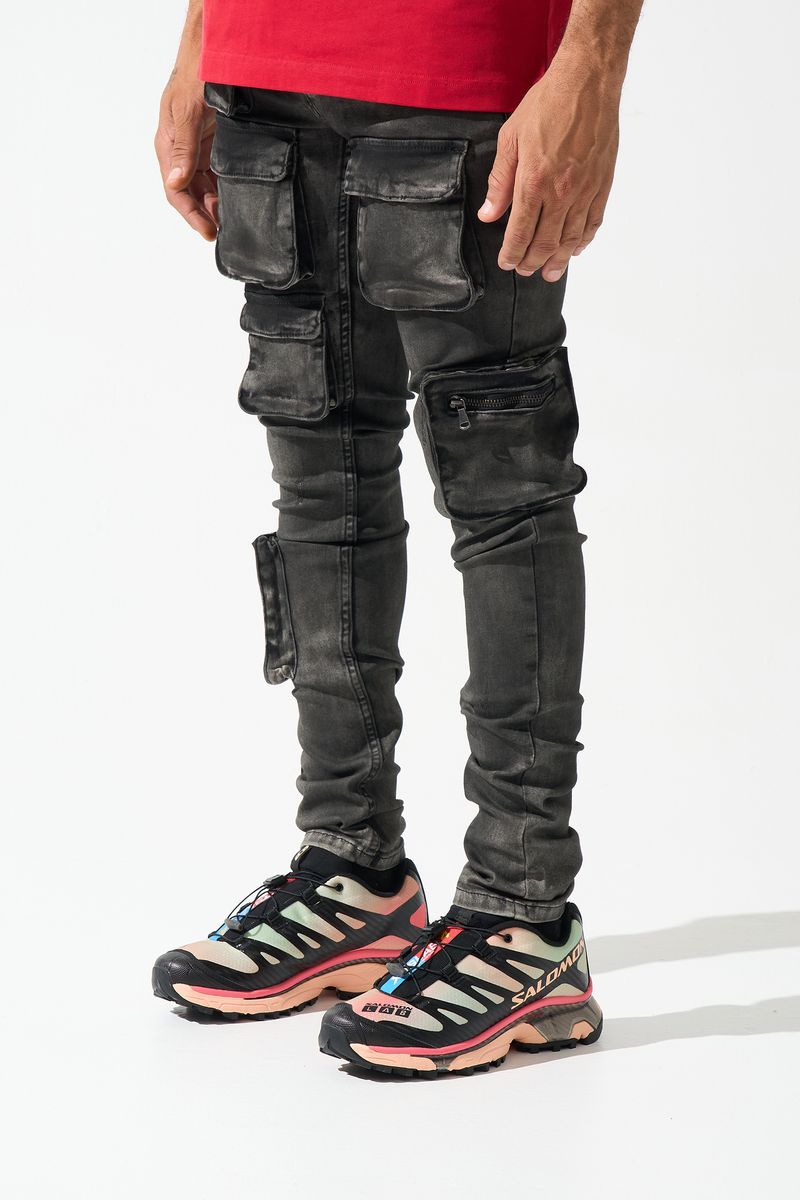 SERENEDE Current Cargo Jeans (grey)