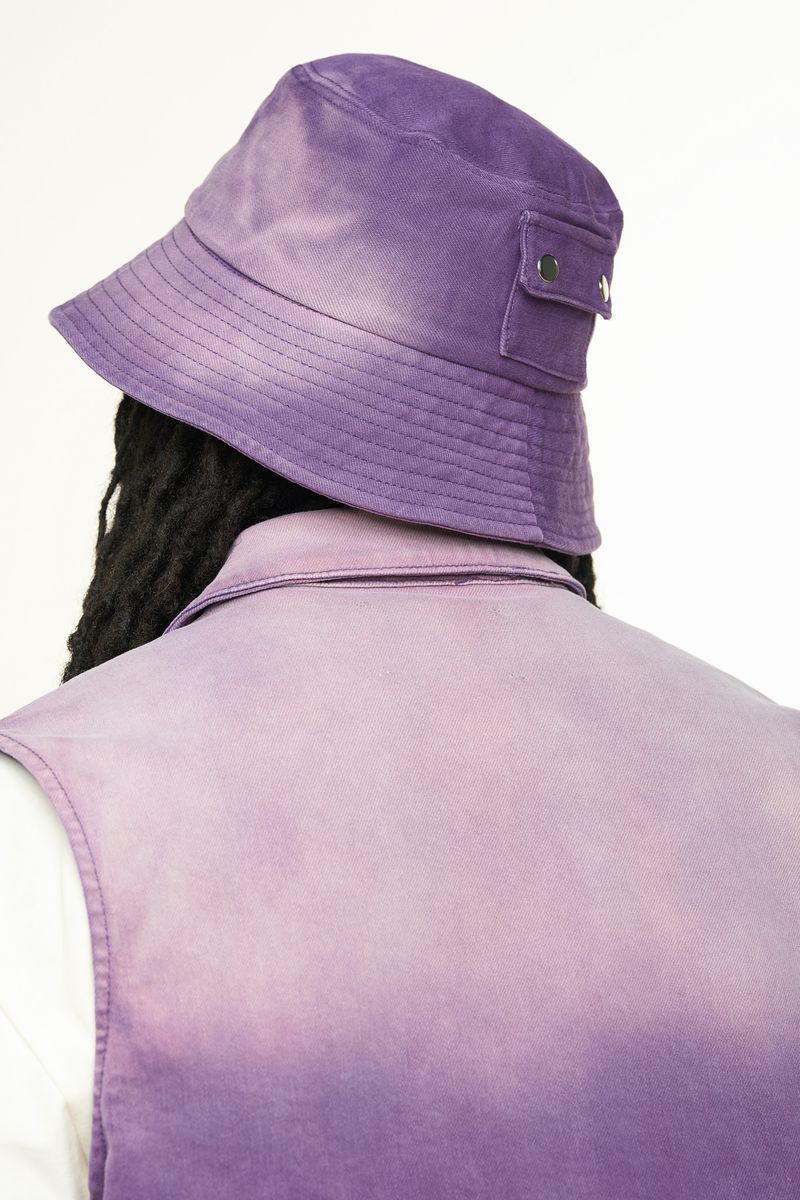 PHEELINGS PROTECT YOUR ENERGY CARGO BUCKET HAT (LAVANDER)