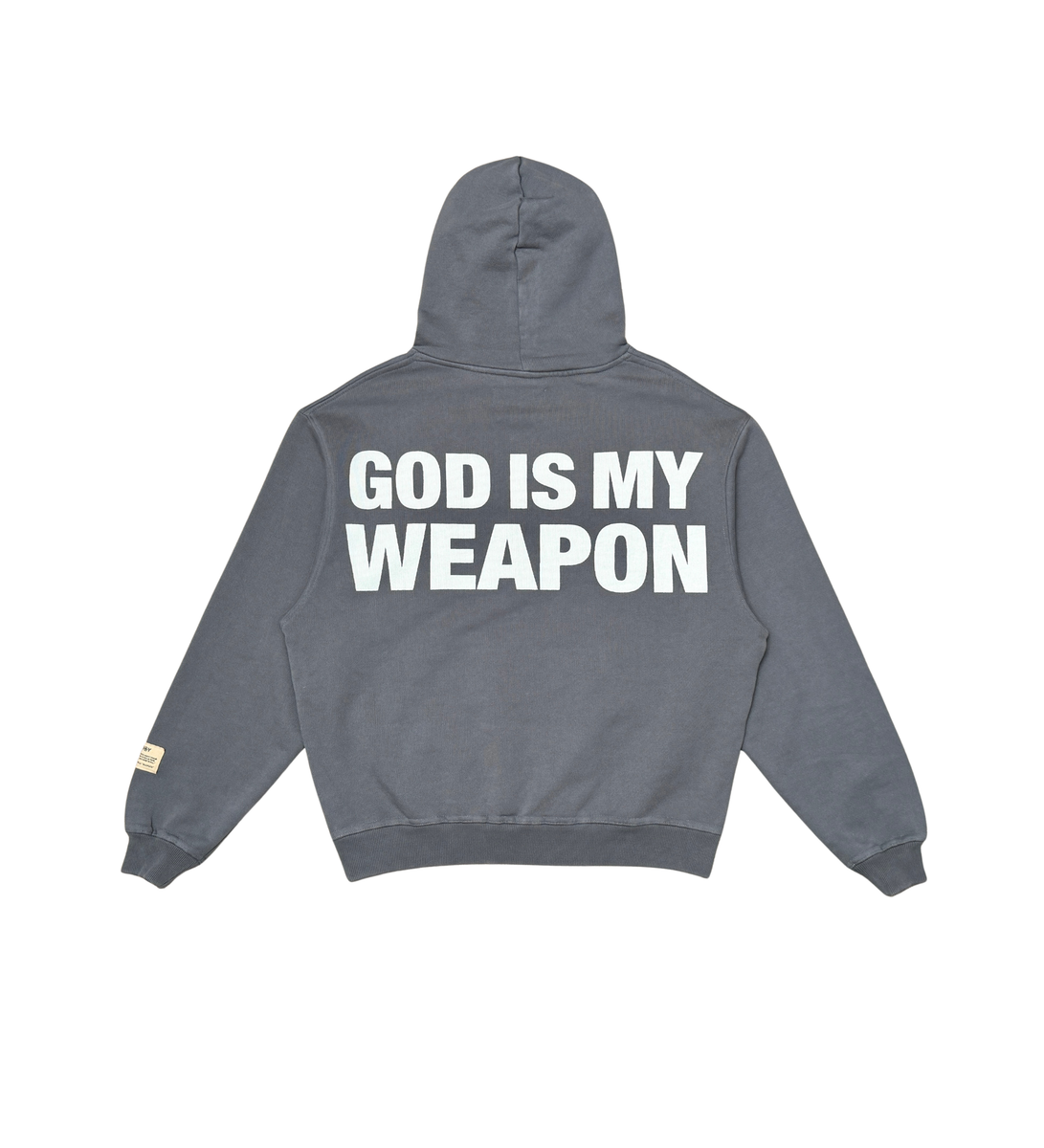 Wrathboy WB CROP GOD IS MY WEAPON (CHARCOAL)