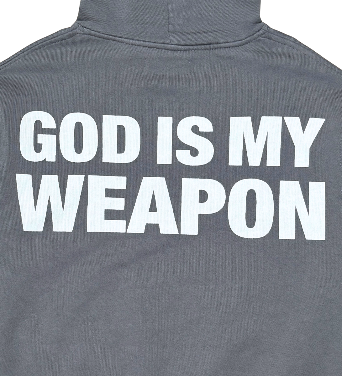 Wrathboy WB CROP GOD IS MY WEAPON (CHARCOAL)