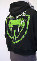 Wrathboy VIPER CROPPED HOODIE (BLACK)