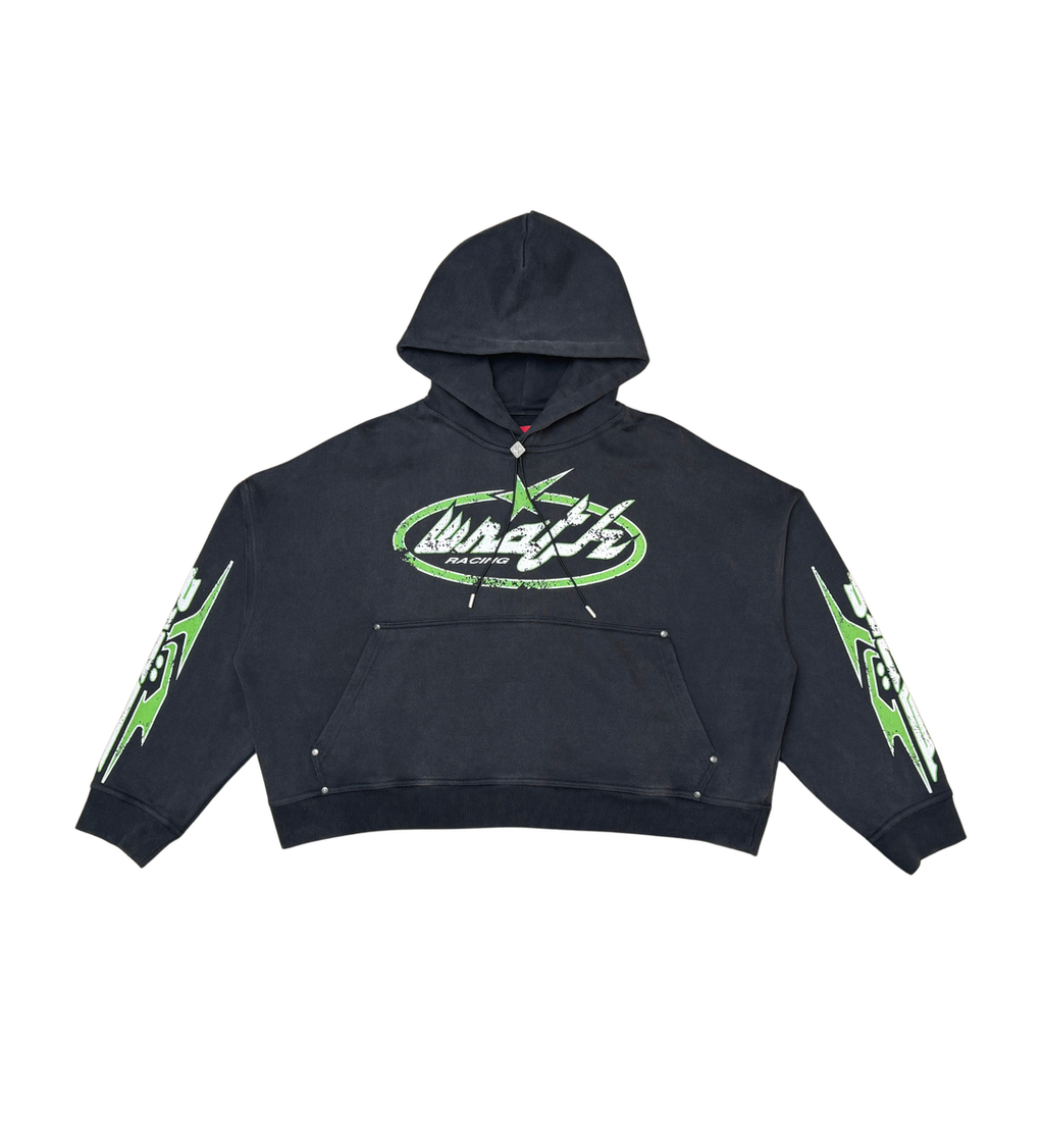 Wrathboy VIPER CROPPED HOODIE (BLACK)