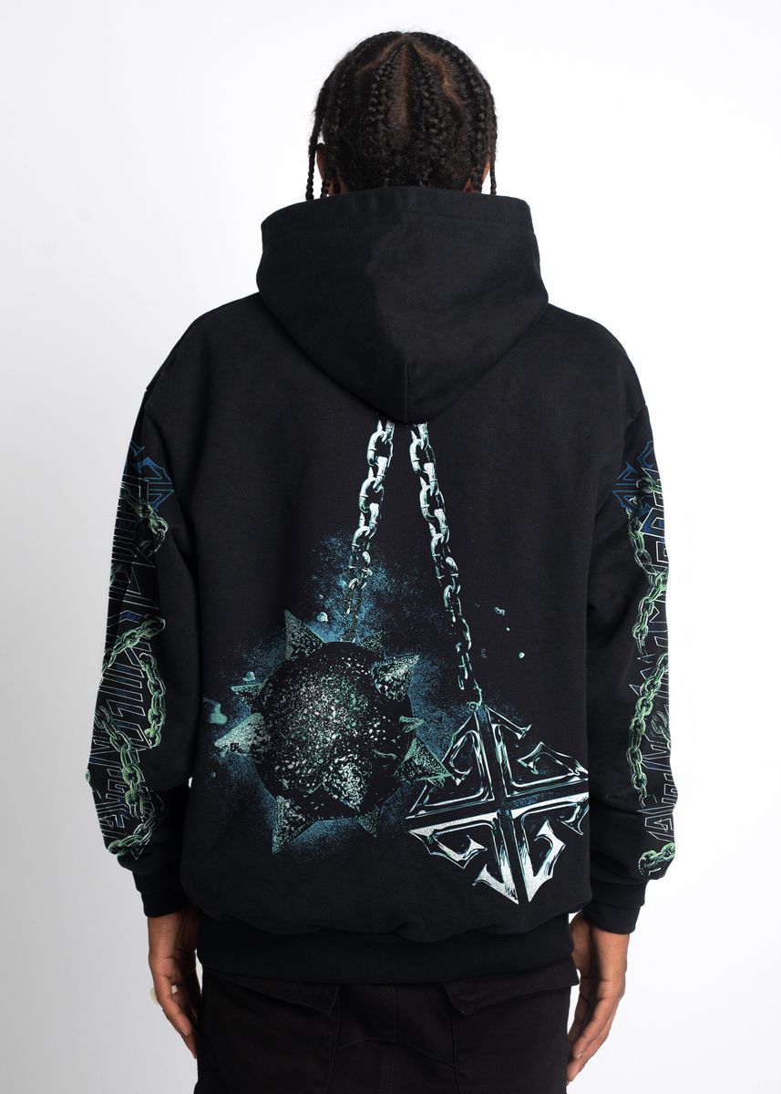 GUAPI Skull Cracker Hoodie (Black)