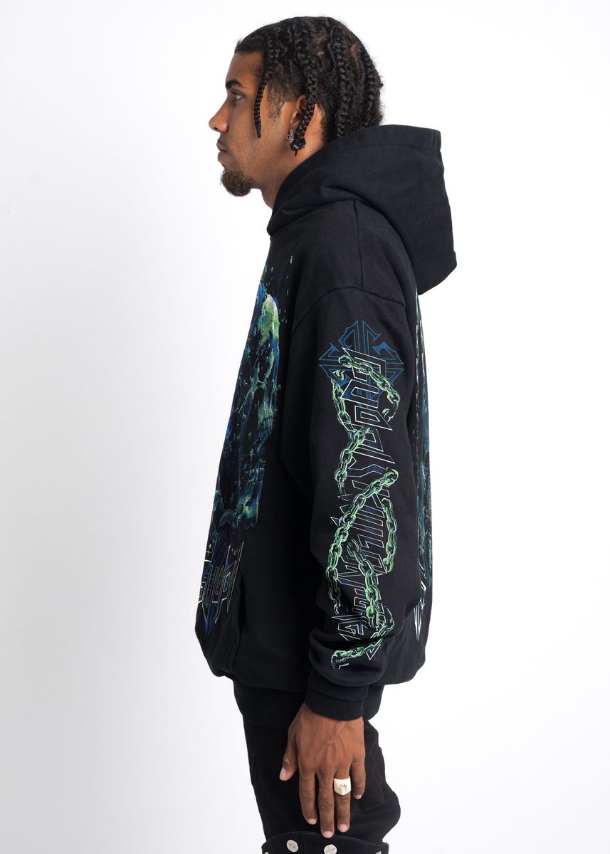 GUAPI Skull Cracker Hoodie (Black)