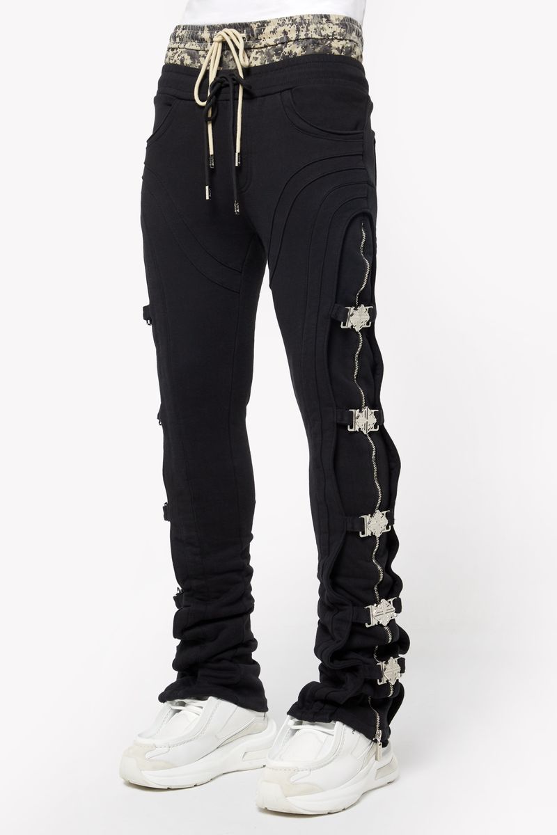 GUAPI Obsidian Black Premium Sweat Pants (Black)