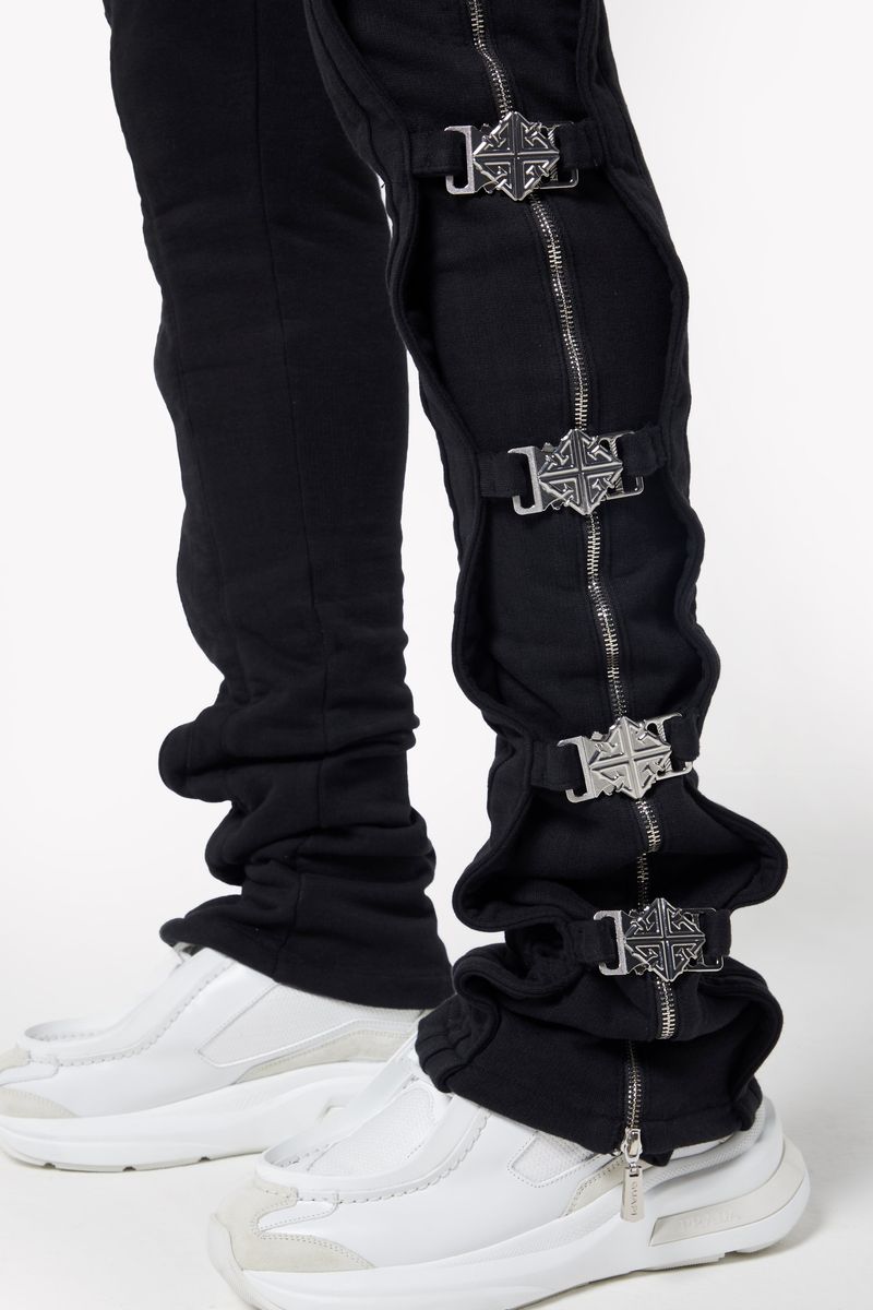 GUAPI Obsidian Black Premium Sweat Pants (Black)