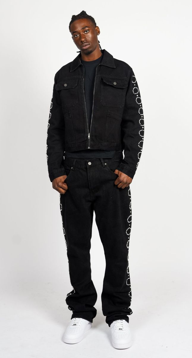 Paper Money Pearl Jacket (Black)