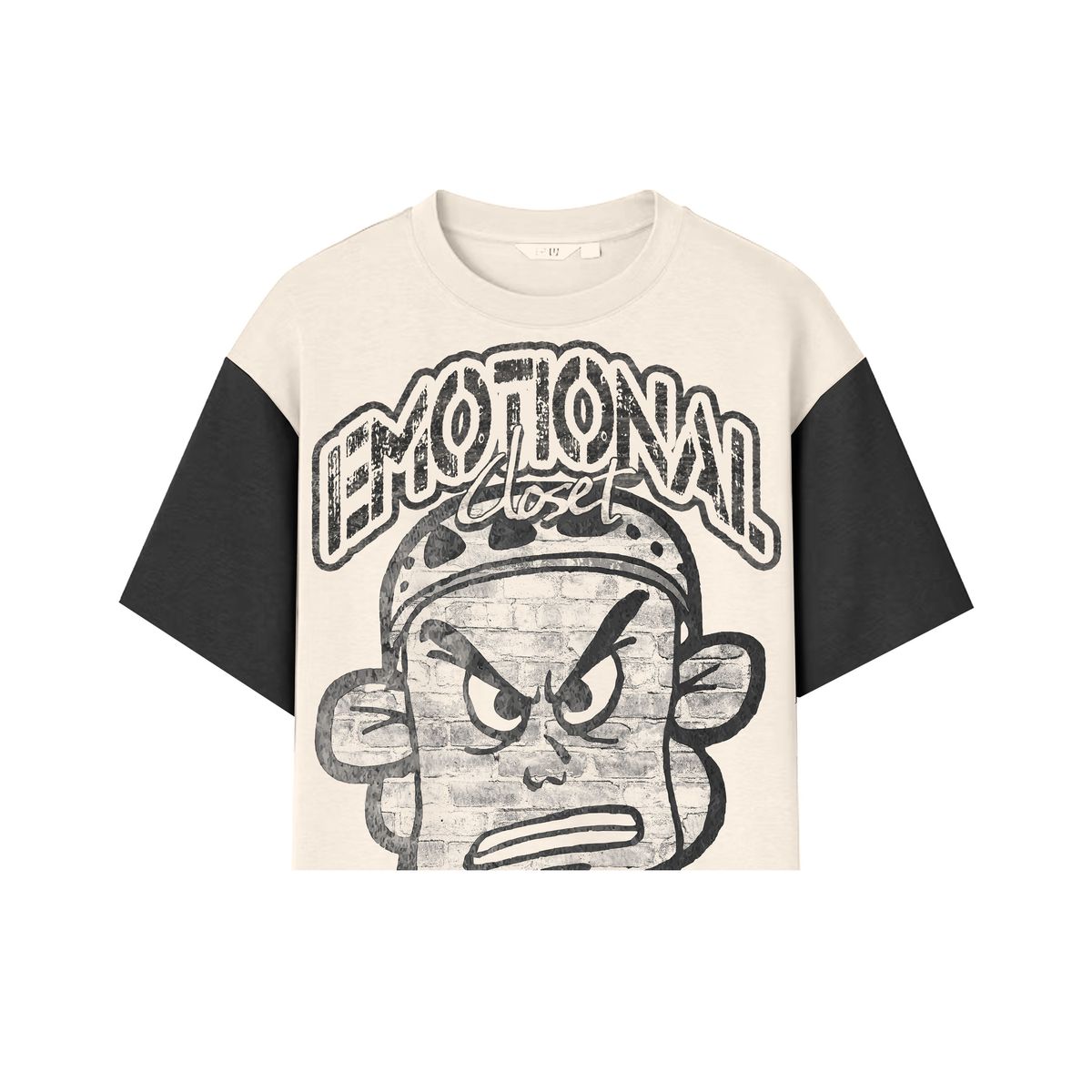 MIXED EMOTIONS Emotional Closet Cropped Tee