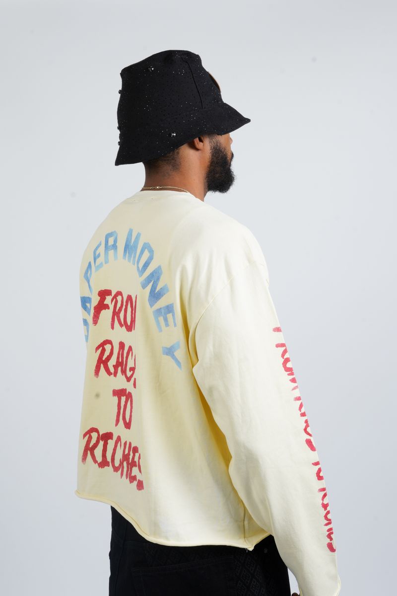 Paper Money FOR THE DOGS Long sleeve (BONE)